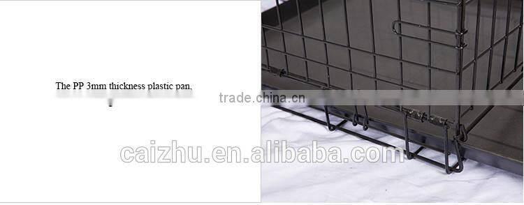 Black Cheap Poultry farming equipment metal large steel iron dog cage