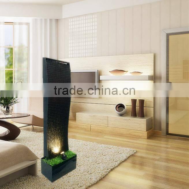 led waterfall fountain,led wall waterfall,acrylic wall water fountain