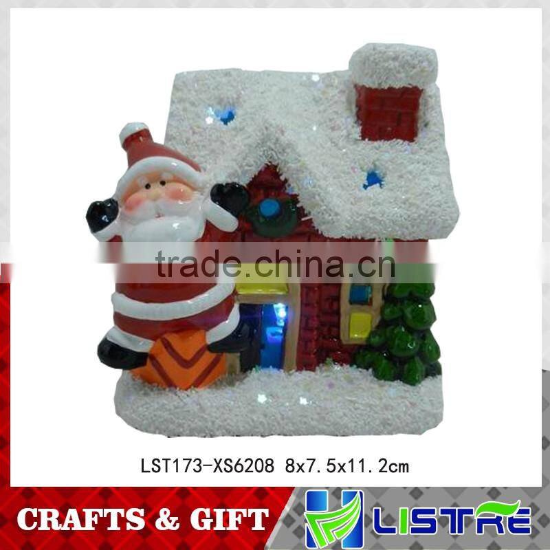 Ceramic lights christmas village houses