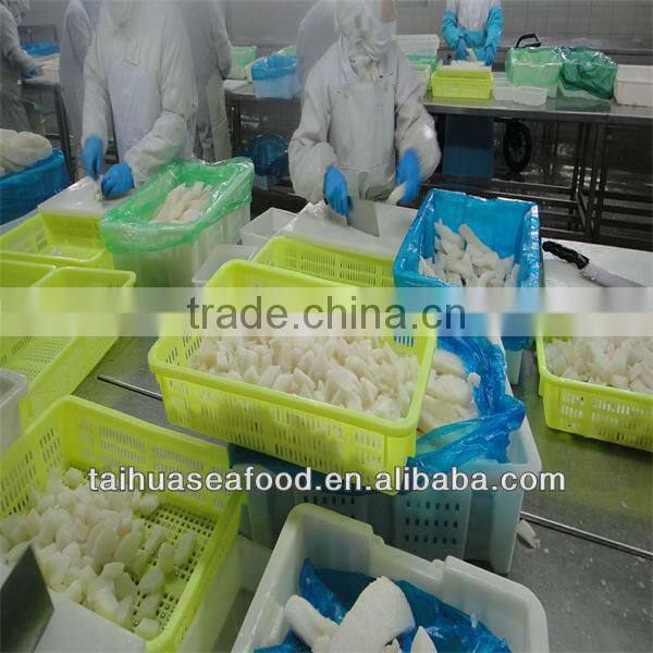 frozen giant squid cut/all kinds of seafood