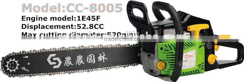 petrol /gasolinechain saw 5200 52 CC chain saw with CE