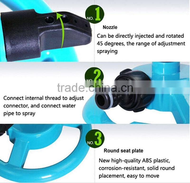 Automatic 360 Degree Garden Lawn Sprinkler Gardening Watering Lawn New Supplies