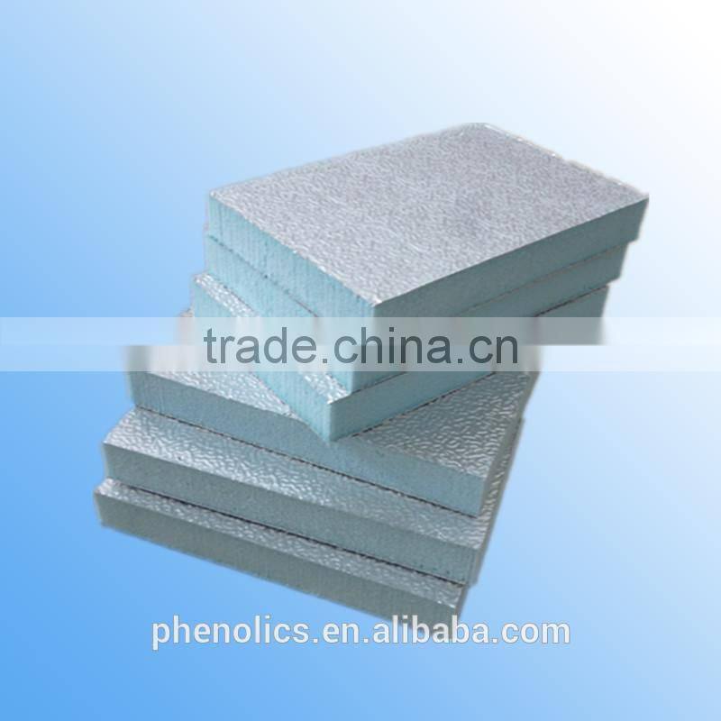 Pre-insulated 20/25/30mm phenolic/PU/PIR air duct panel