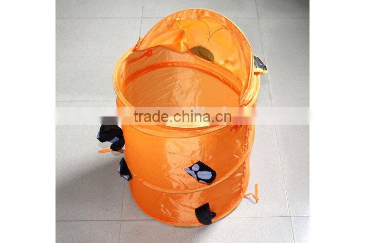 Round animal Laundry Hamper folding laundry basket