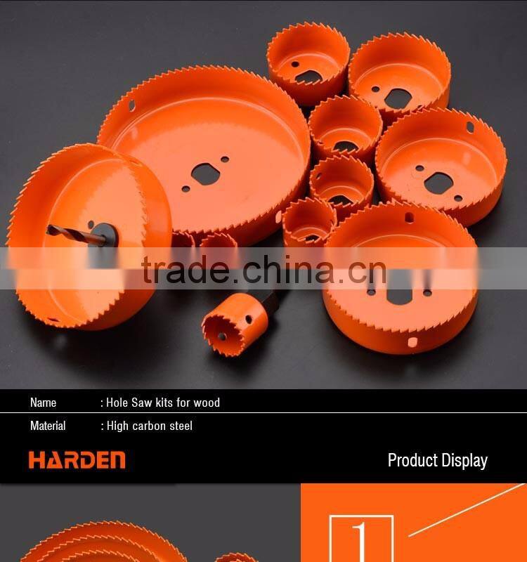 High Carbon Steel Professional 16PCS Hole Saw Set For Wood