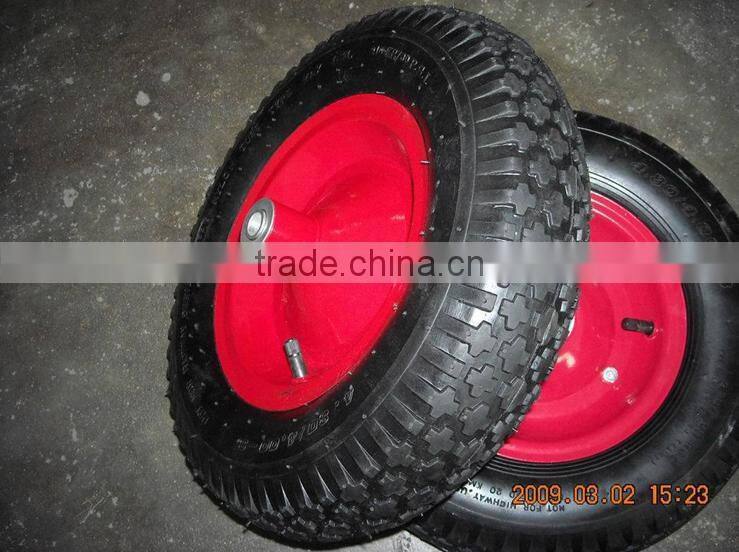 rubber wheelbarrow wheel 4.80/400-8