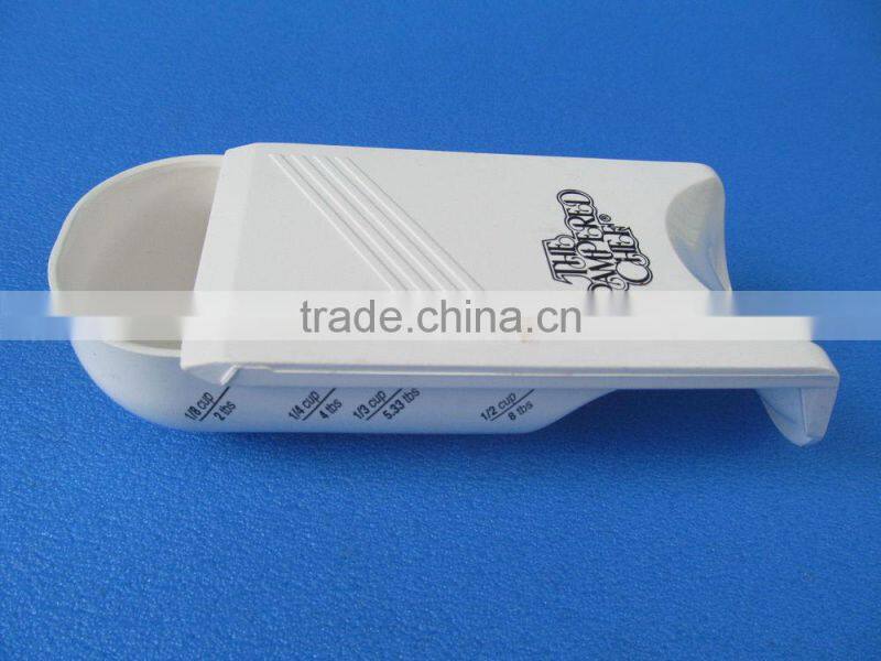 Hot sale Elegant Adjustable plastic measuring scoop, OEM plastic measuring scoop Shenzhen maker