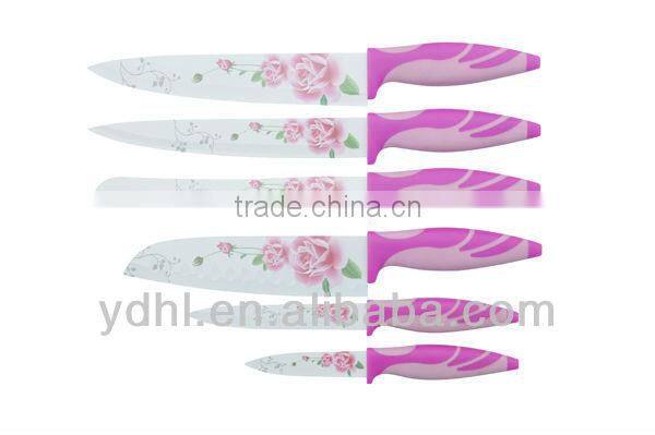 Stainless steel kitchen knife set