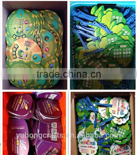 pp/pvc promotional fan for advertising