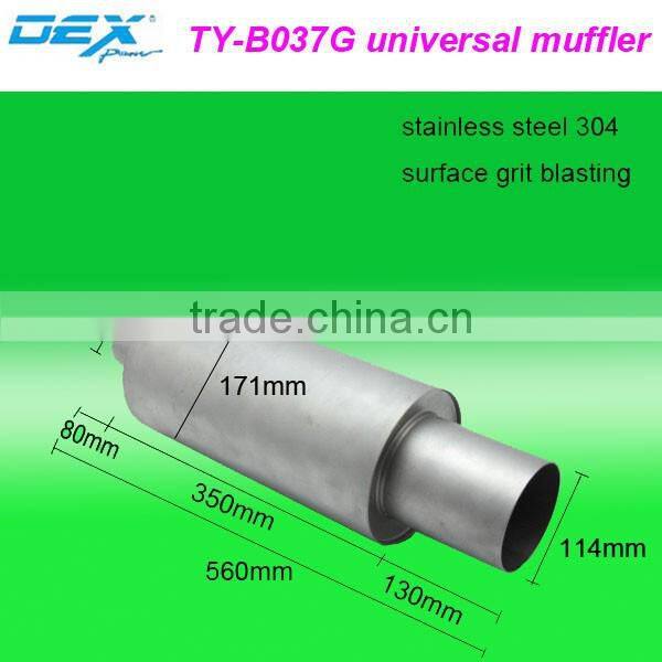 racing spare part exhaust system universal muffler performance