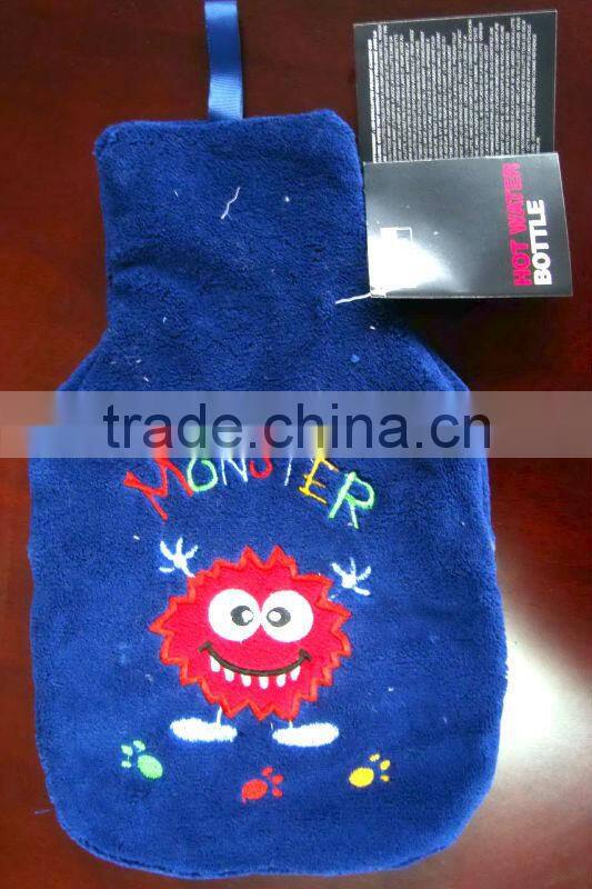 Factory Supply Directly Embroidered Hot Water Bottle Cover