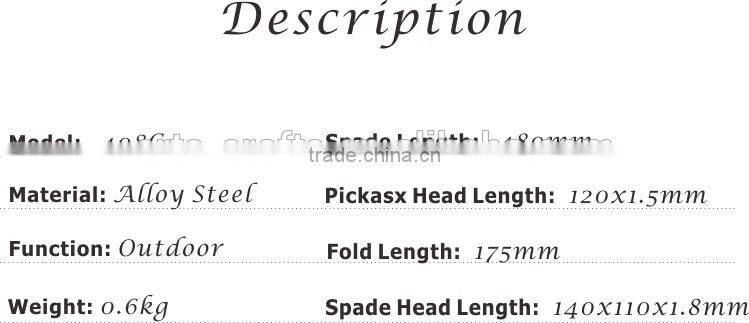 promotional home & garden rubber handle spade/shovel