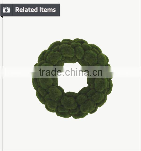 Hot new product for 2015 artificial decorative moss mat