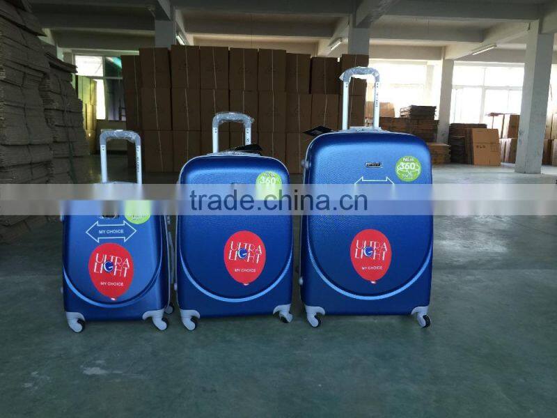 Promotional ABS Travelling Trolley Luggage set