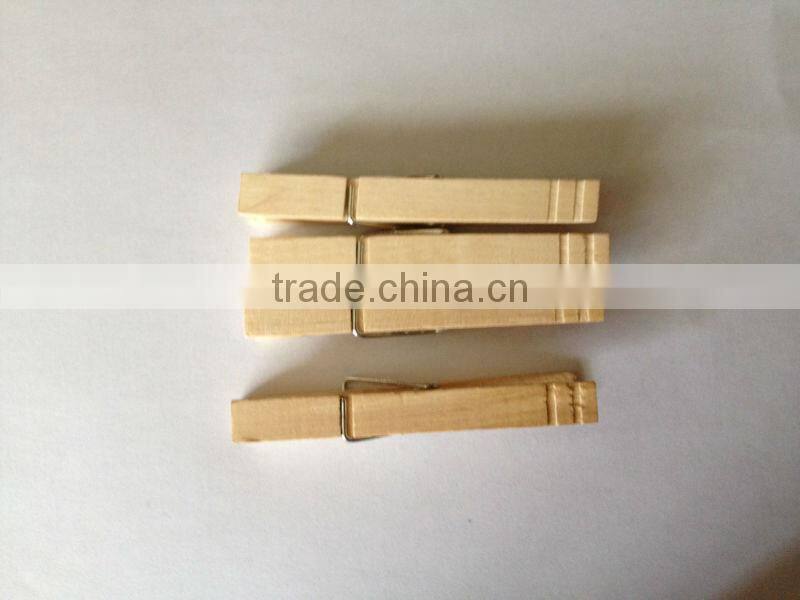 decorate spring clothes pet mini size birch wooden clothespin
