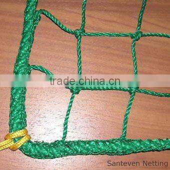 HDPE Knoted safety net, UV resisted