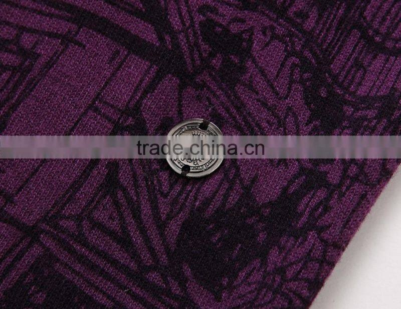 latest design custom printing wool sweater , pullover cardigan