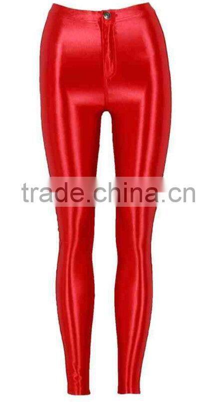 WOMENSLADIES FASHION APPAREL STYLE SHINY DISCO PANTS