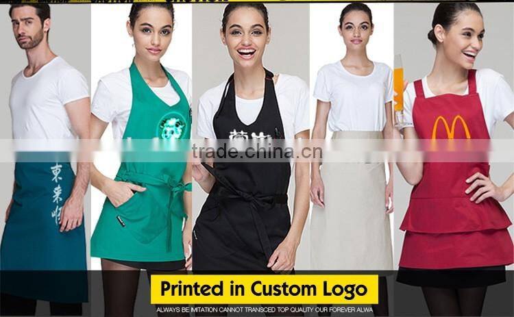 Cheap Promotion OEM Service printed plastic christmas apron