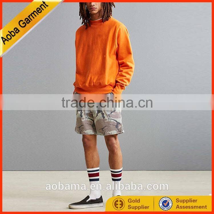 make in china fleece crew neck sweatshirt mens clothing