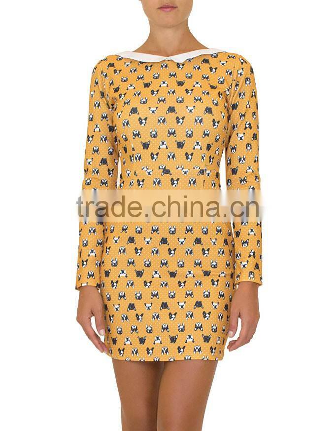 2016 China wholesale designer one piece party dress