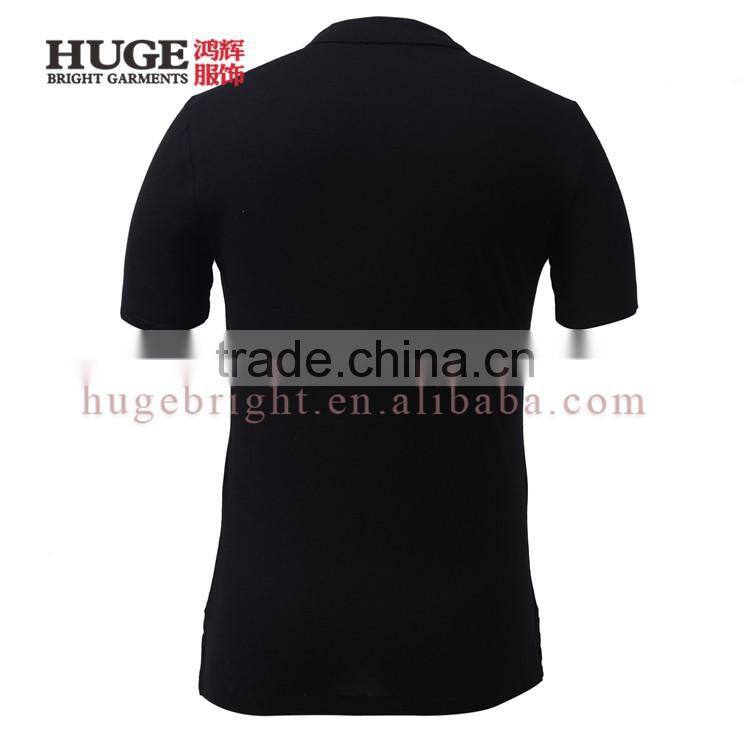 Three Button Closure Short sleeve Classic Polo Shirt