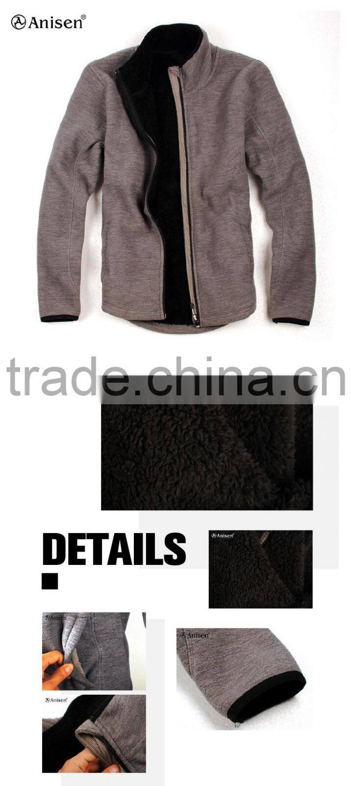 wholesale alibaba clothing factory made in china winter coat with sherpa lined