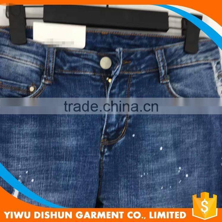 Women wholesale sexy ripped model jeans pants