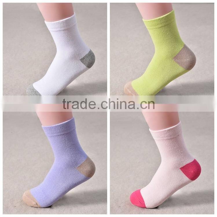 Student cotton white socks