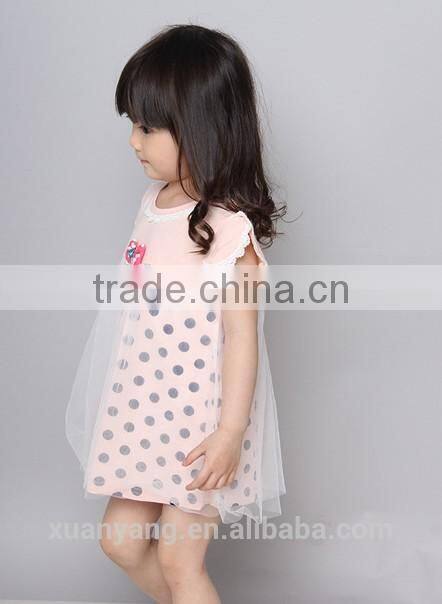 Hot sale bubble printing party dresses for fat girls