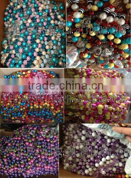 cute carton beads little girl necklace DIY beads children jewelry customized candy bead children necklace kids accessories