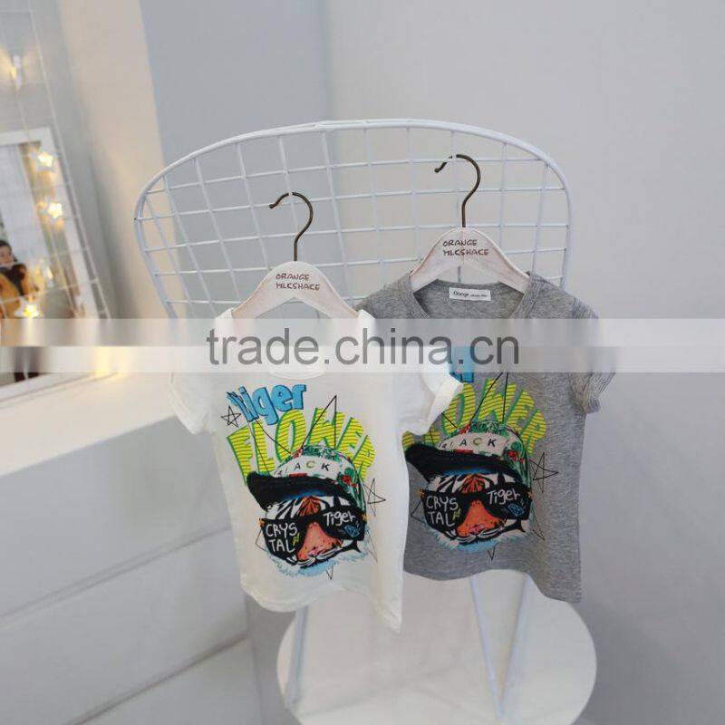 wholesale kids t shirt printing with cotton children t shirt