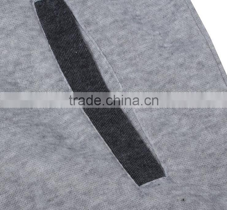 Wholesale zipper up Men Plain hoodies