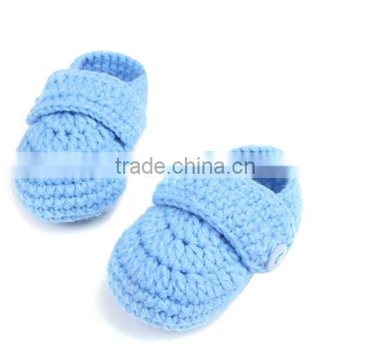 2016 new design knitted infant baby shoes for boy