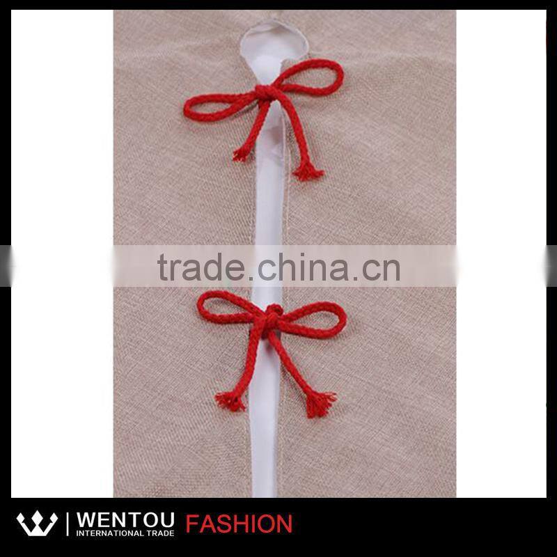 Double Ruffle Burlap Christmas Tree Skirt