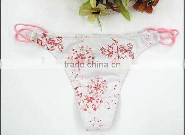 China factory wholesale hot sexy girls panty g string photos with stylish striped