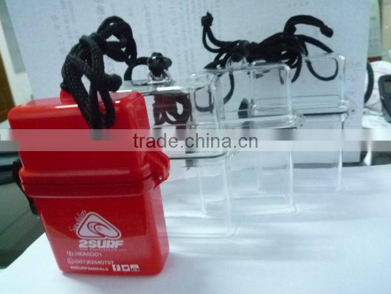 Red PS waterproof box