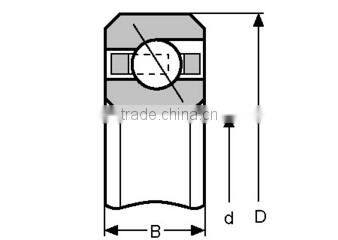Thin Section Angular Contact Ball Bearings KA030ARO
