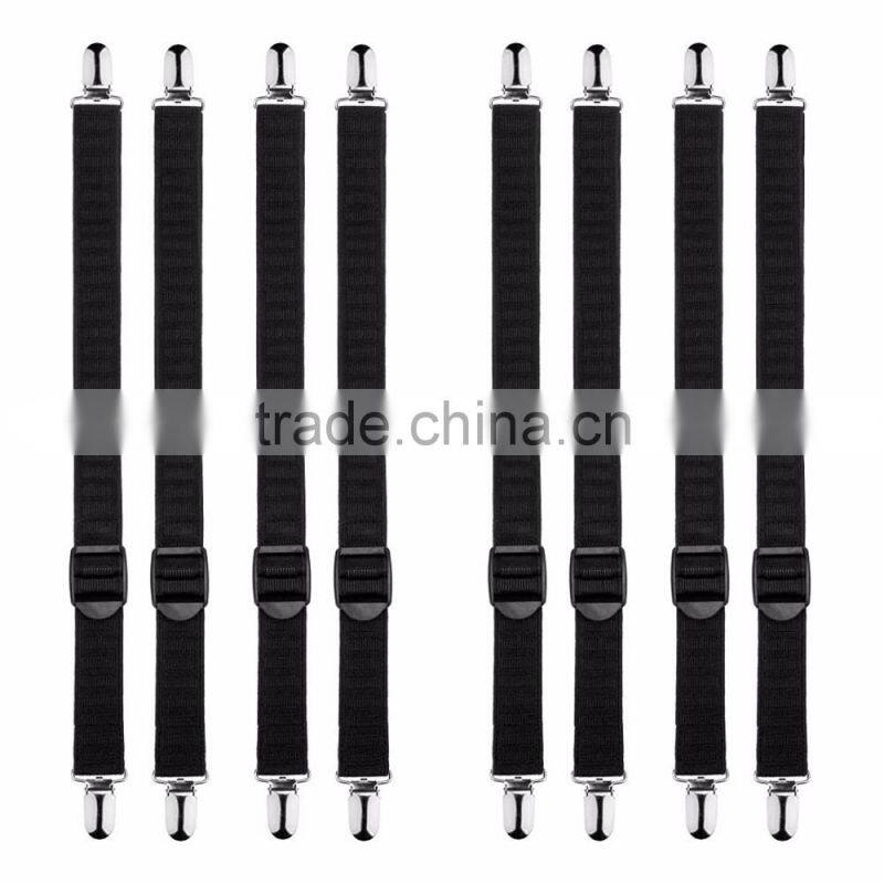 Standard Straight Shirt Stays with Locking Clamps Military Uniform Keep Your Shirt Tucked In With Shirt Stays