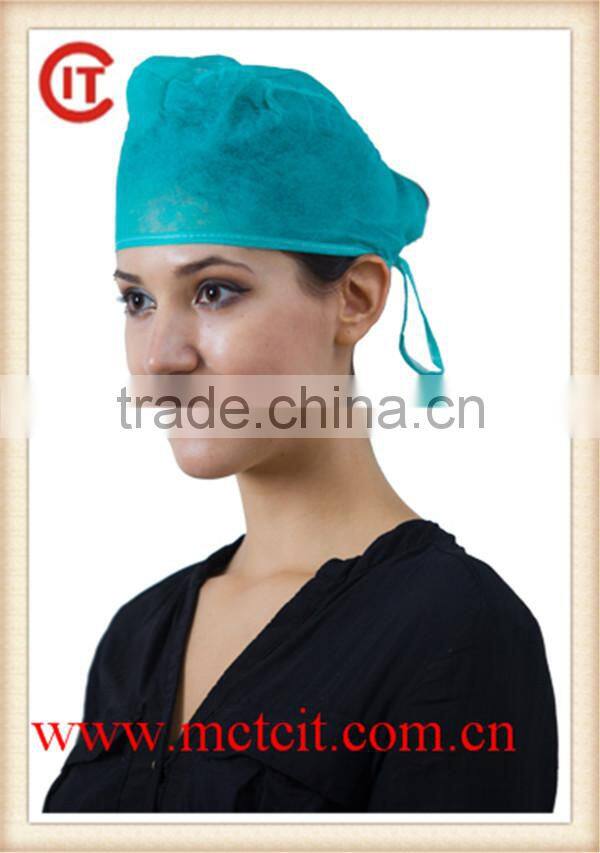 ISO&CE approved Nonwoven surgical caps,disposable surgeon caps,doctor caps