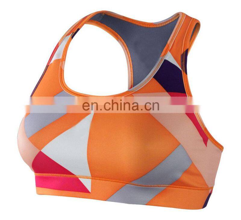 sublimation high impact sports bra