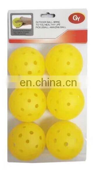 Plastic Hole Ball Indoor Dura Cricket Pickleball Baseball