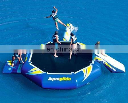 Fun inflatable water trampoline for sale,inflatable trampoline on water,inflatable floating water trampoline