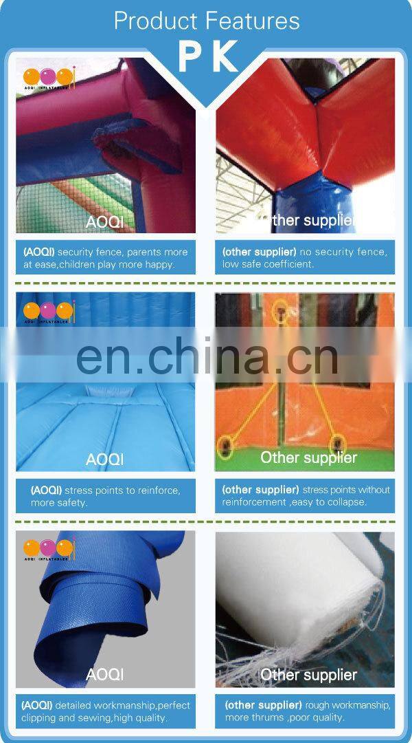 AOQI competitive price Arctic Ocean inflatable Polar Bear Pattern water slide for kids and adults