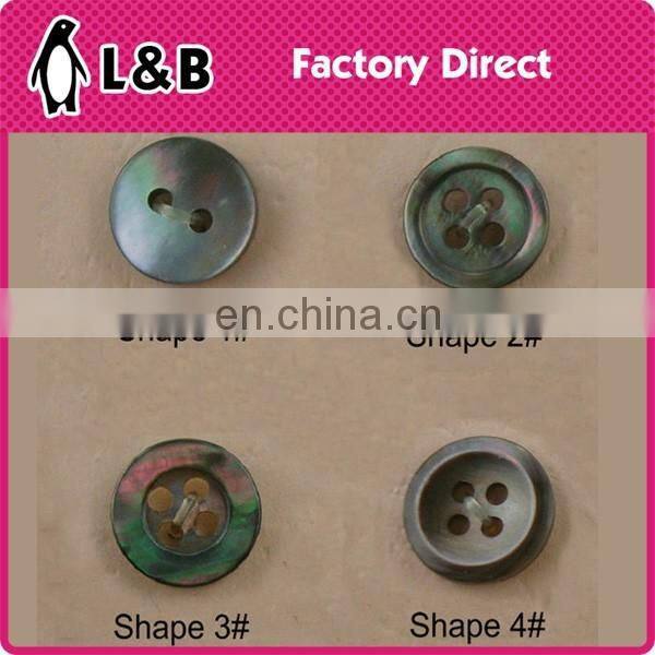 wholesale white shirt mother of pearl with varnish natural rivershell pearl button