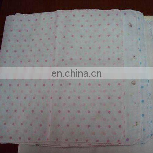 Printed cotton baby and children gauze handkerchief