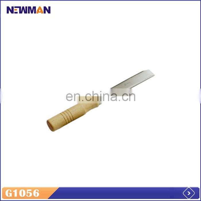 newman G1055 Professional Customisable Packaging 4pcs Wooden handle Wood Carving tools Chisel Set