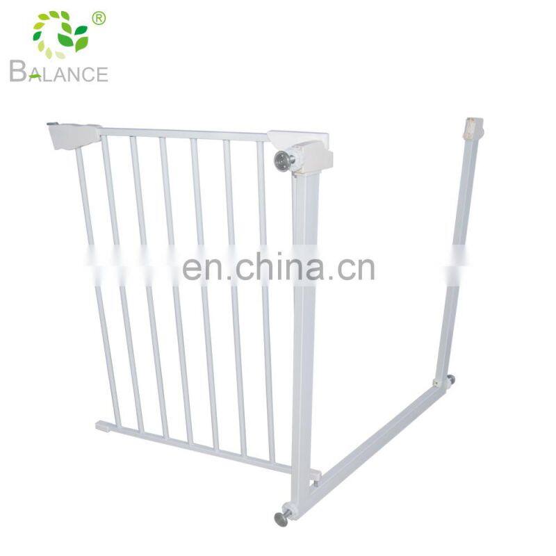 Pressure mounted gate Metal door and stairs baby safety gate