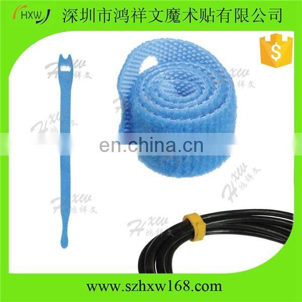 nylon hook and loop straps for cable ties