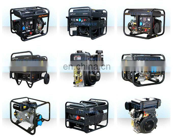 single phase portable air cooled welding diesel generator with sales promotion